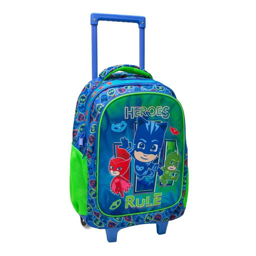 MUST PJ MASKS HEROES RYLE ΣΧΟΛΙΚΗ ΤΣΑΝΤΑ TROLLEY ΔΗΜΟΤΙΚΟΥ Μ34 x Π20 x Υ45εκ 000484286