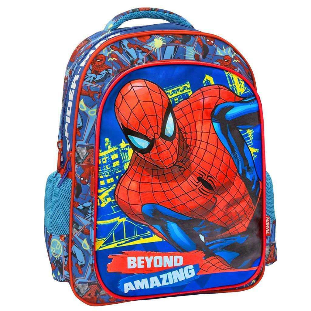 MUST SPIDERMAN BEYOND AMAZING ΣΧΟΛΙΚΗ ΤΣΑΝΤΑ ΠΛΑΤΗΣ ΔΗΜΟΤΙΚΟΥ Μ32 x Π18 x Υ43εκ 000585118