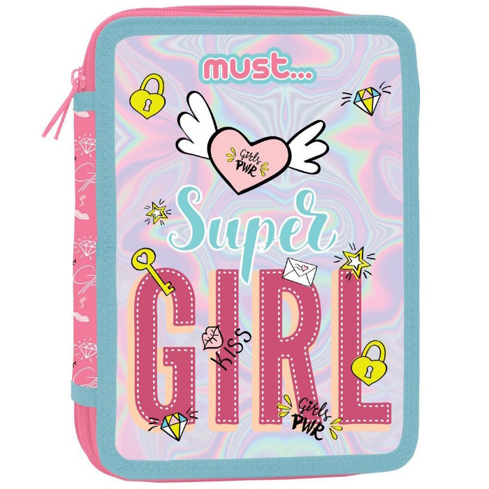 ΚΑΣΕΤΙΝΑ ΔΙΠΛΗ ΓΕΜΑΤΗ SUPER GIRL 000585095