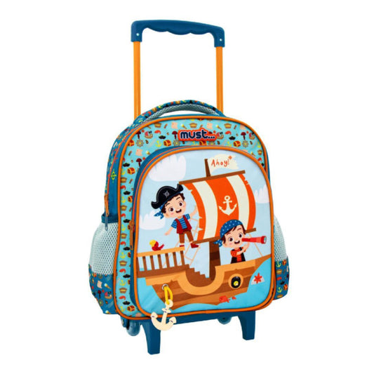 MUST ΣΧΟΛΙΚΗ ΤΣΑΝΤΑ TROLLEY ΝΗΠΙΟΥ PIRATES 000585002