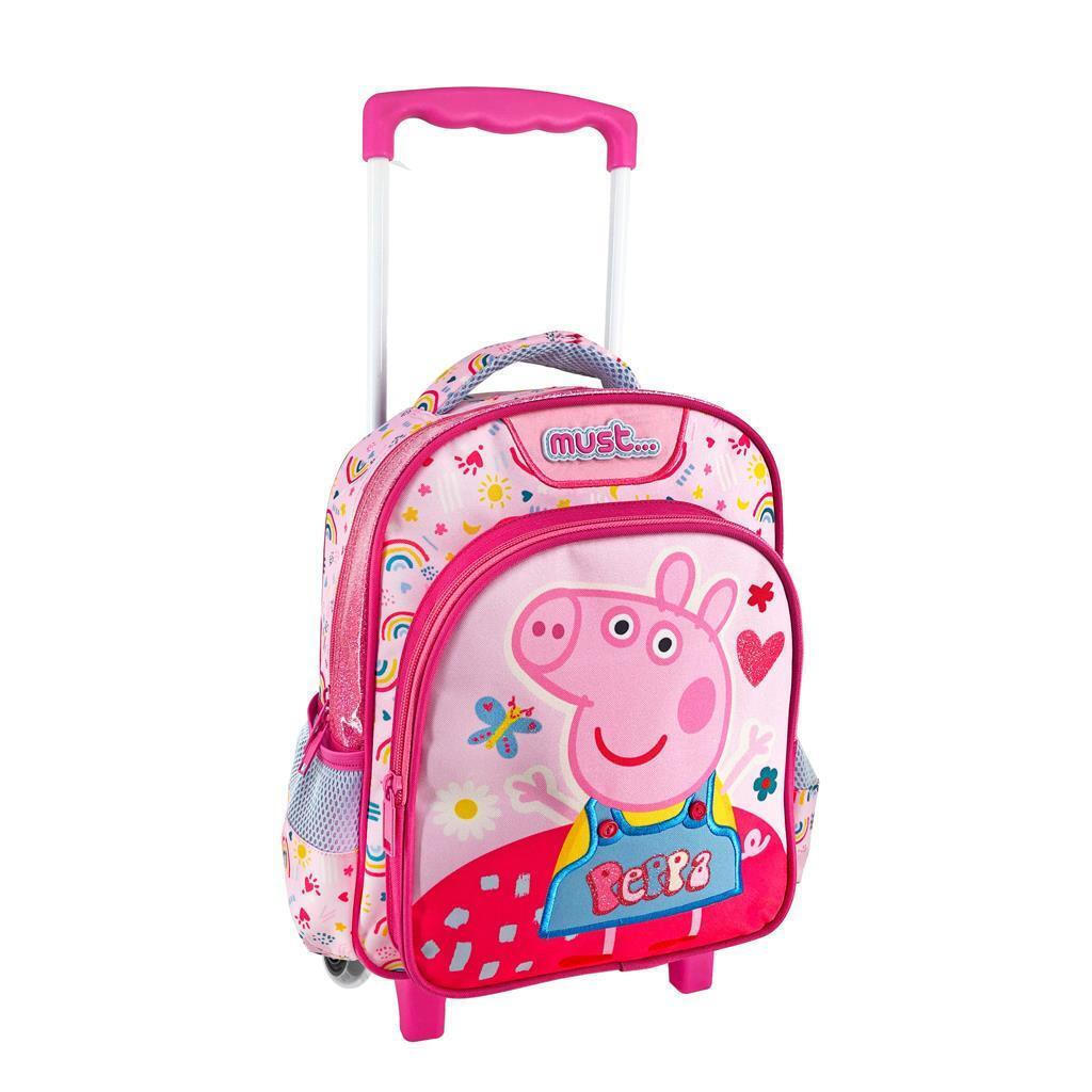 MUST PEPPA PIG ΣΧΟΛΙΚΗ ΤΣΑΝΤΑ ΝΗΠΙΟΥ TROLLEY 000482741