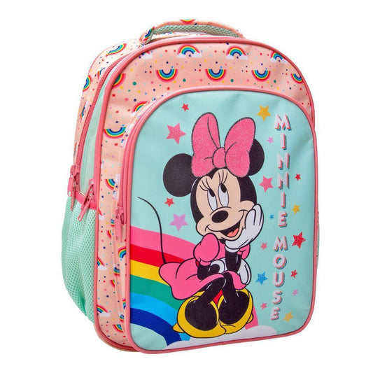 MUST MINNIE MOUSE ΣΧΟΛΙΚΗ ΤΣΑΝΤΑ ΠΛΑΤΗΣ ΔΗΜΟΤΙΚΟΥ  Μ32 x Π18 x Υ43εκ 000563516