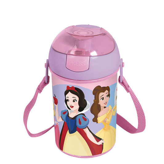 ΠΑΓΟΥΡΙ ΠΛΑΣΤΙΚΟ ΜΕ ΚΑΛΑΜΑΚΙ DISNEY PRINCESS 450ML 530-51269