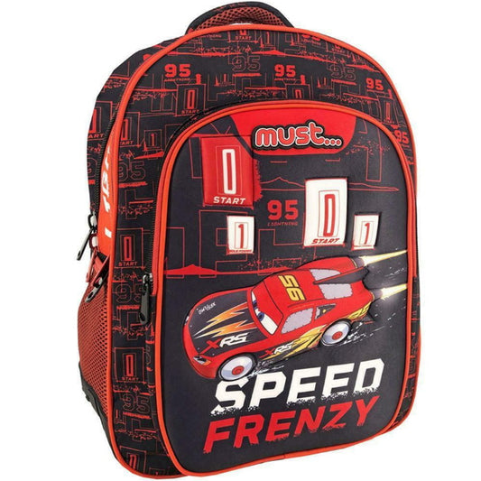 ΣΧΟΛΙΚΗ ΤΣΑΝΤΑ ΠΛΑΤΗΣ MUST CARS SPEED FRENZY 000562957